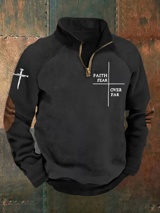 Sweatshirt pentru bărbaţi Retro Credinţa