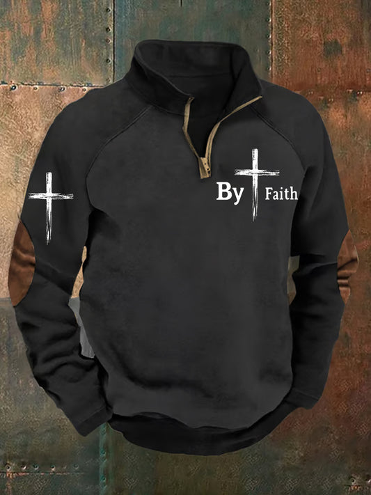 Sweatshirt pentru bărbaţi Retro Credinţa