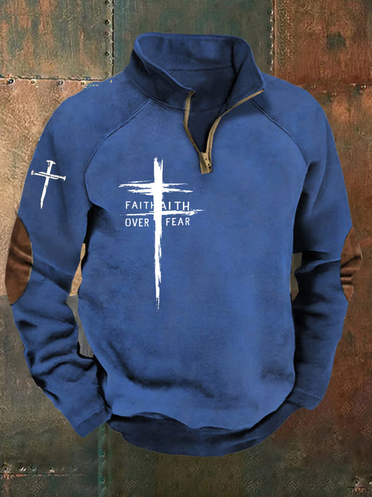 Sweatshirt pentru bărbaţi Retro Credinţa