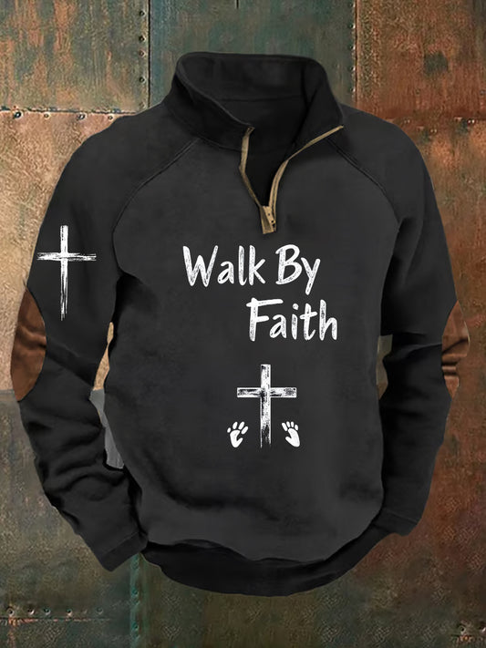 Sweatshirt pentru bărbaţi Retro Credinţa