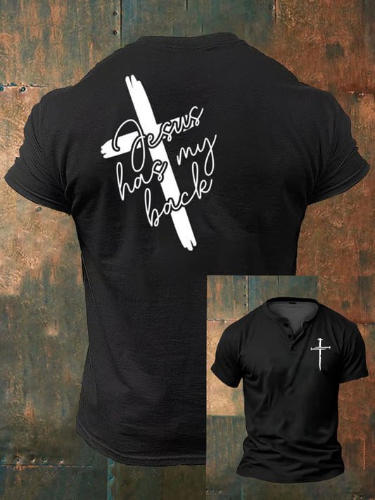 Bărbaţi Vintage Credinţă POLO Cămaşă